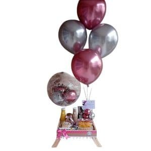 Desayuno Clásico – Sorpresa con Omelette, Frutas y Globos