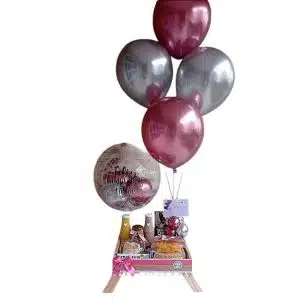 Desayuno Clásico – Sorpresa con Omelette, Frutas y Globos