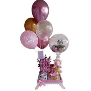 Amanecer Rosado» – Desayuno Sorpresa con Rosas Rosadas y Bonyurt