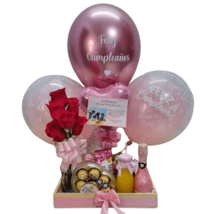 Desayuno Romance – Champagne, Ferrero y Solitario de Rosas